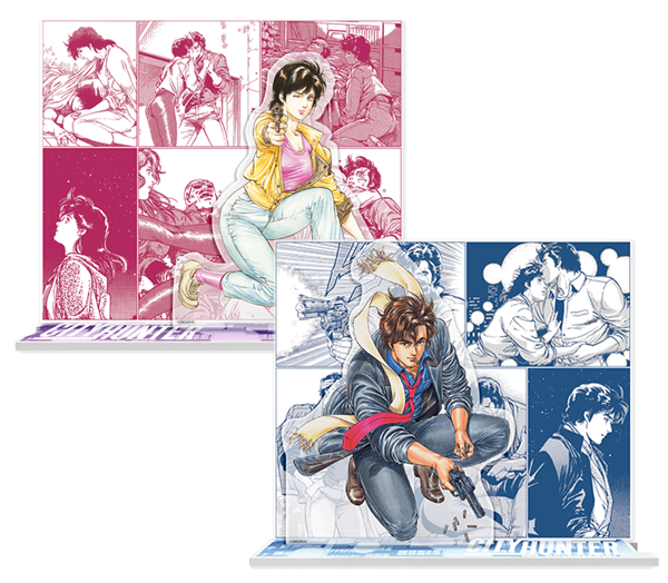 Acrylique Stand City Hunter Exhibition Forever City Hunter Au Choix