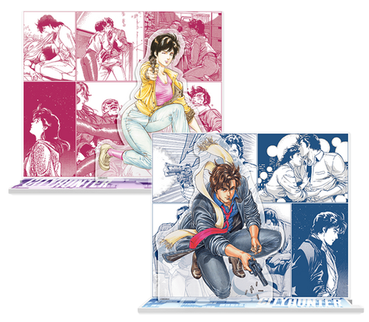 Acrylique Stand City Hunter Exhibition Forever City Hunter Au Choix