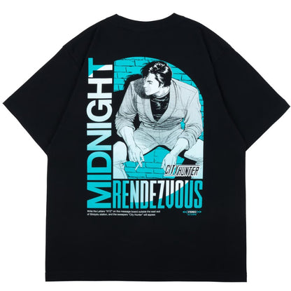 T-Shirt City Hunter Midnight Rendez Vous Pop Up Store B Ver.