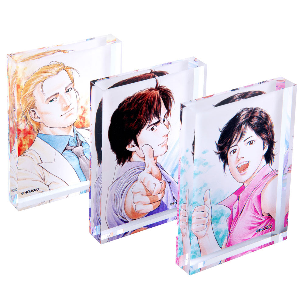 Bloc Acrylique Ryo Saeba City Hunter Set 3Pcs