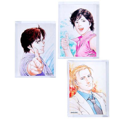 Bloc Acrylique Ryo Saeba City Hunter Set 3Pcs