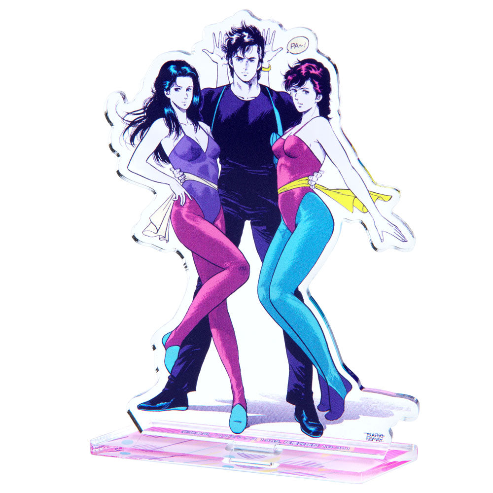 Acrylique Stand Ryo Saeba & Kaori Makimura City Hunter City Pop