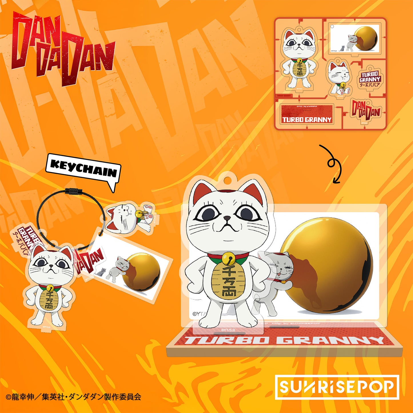 Acrylique Stand Turbo Baba Au Choix