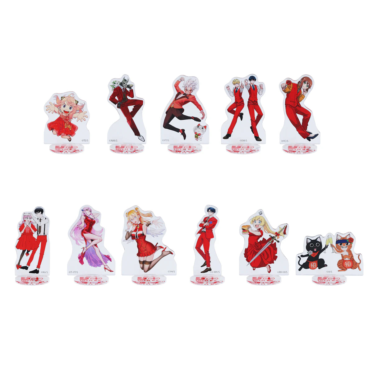 Acrylique Stand Jump+ 10th Anniversary Exhibition