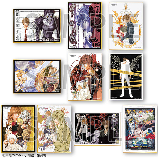 Shikishi Death Note Exhibition Revival Box 10Pcs