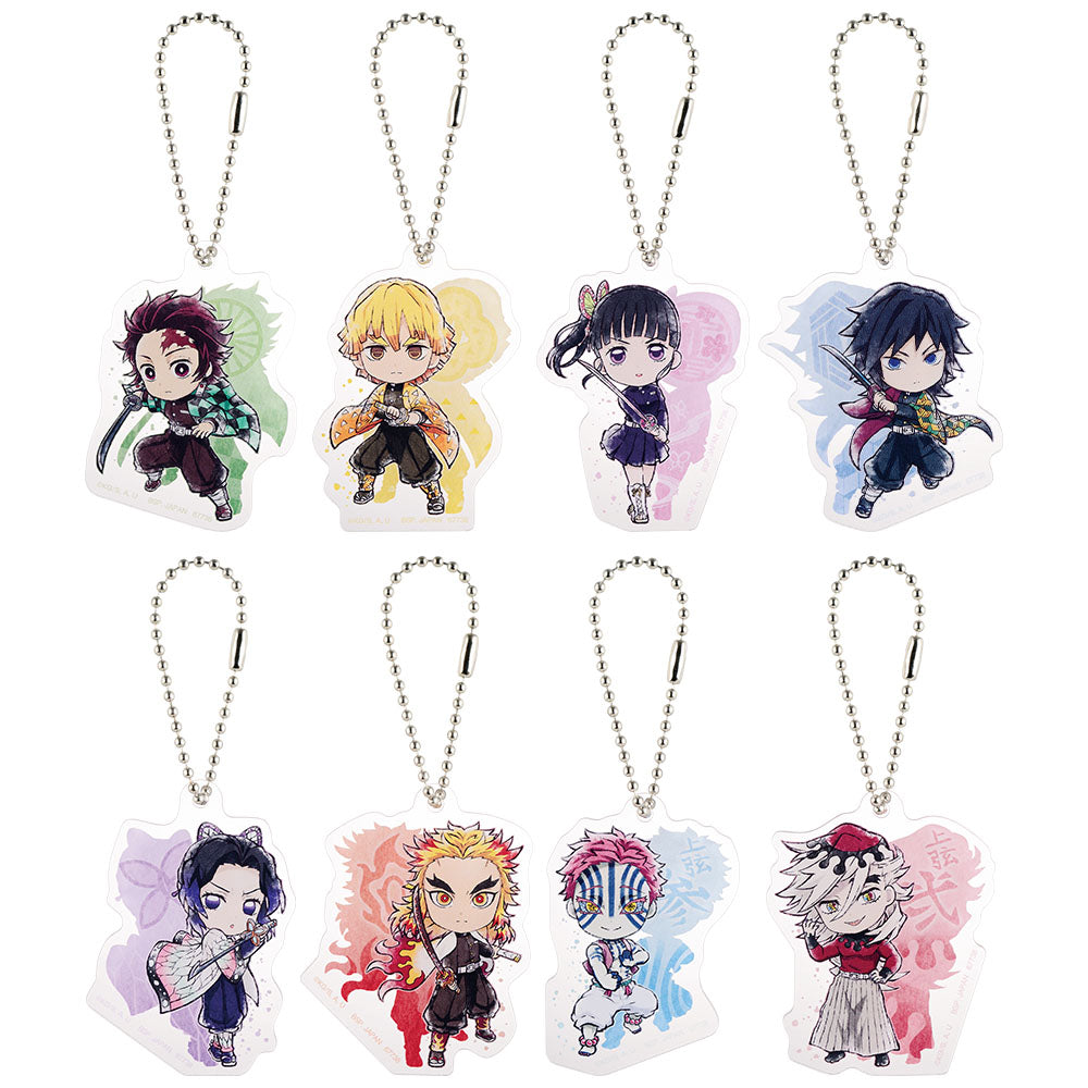 Porte-clefs Demon Slayer (G) Ichiban Kuji Demon Slayer Upper Rank Three Set Complet