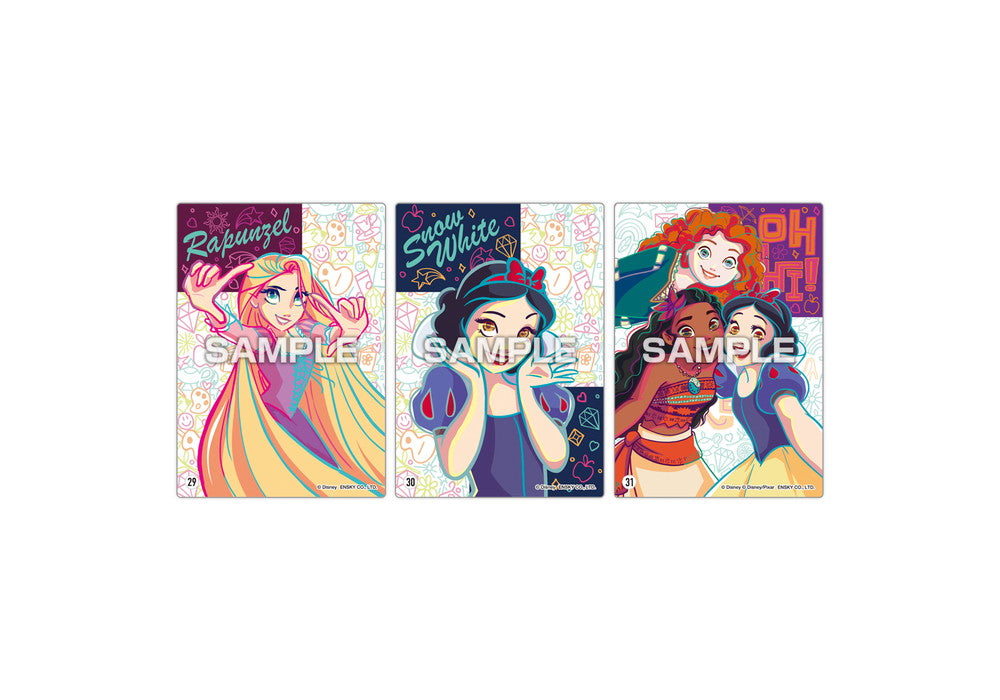 Clear Card Disney Princess Display 16 Boosters + 1 Bonus Card