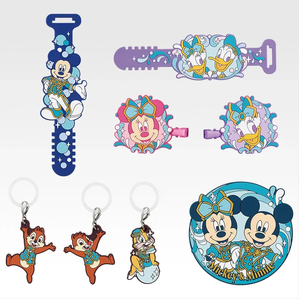 Rubber Charm Disney (F) Ichiban Kuji Disney World of Imagination Set Complet