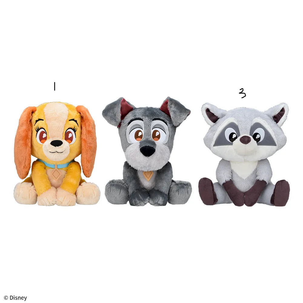 Peluche Belle et le Clochard Luminasta Disney Au Choix