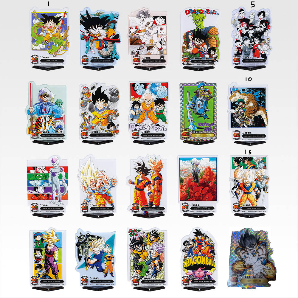Acrylique Stand ACLLECT Dragon Ball (F) Ichiban Kuji Dragon Ball 40th Anniversary Part.01