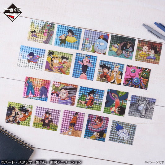 Sticker Set Dragon Ball (I) Ichiban Kuji Dragon Ball Battle of the Super Saiyan Set Complet