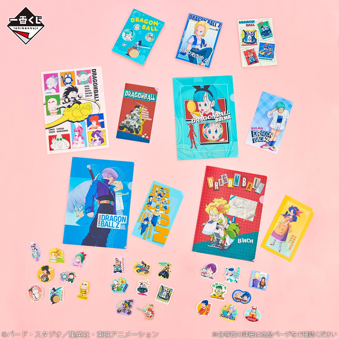 Clearfile & Sticker Dragon Ball (H) Ichiban Kuji Dragon Ball Fantastic Adventure Vol.02 Set Complet