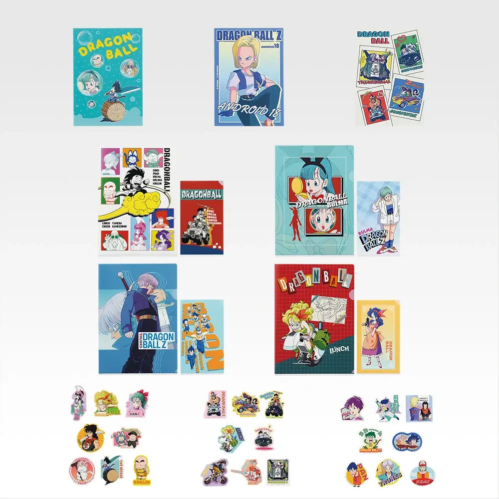 Clearfile & Sticker Dragon Ball (H) Ichiban Kuji Dragon Ball Fantastic Adventure Vol.02 Set Complet