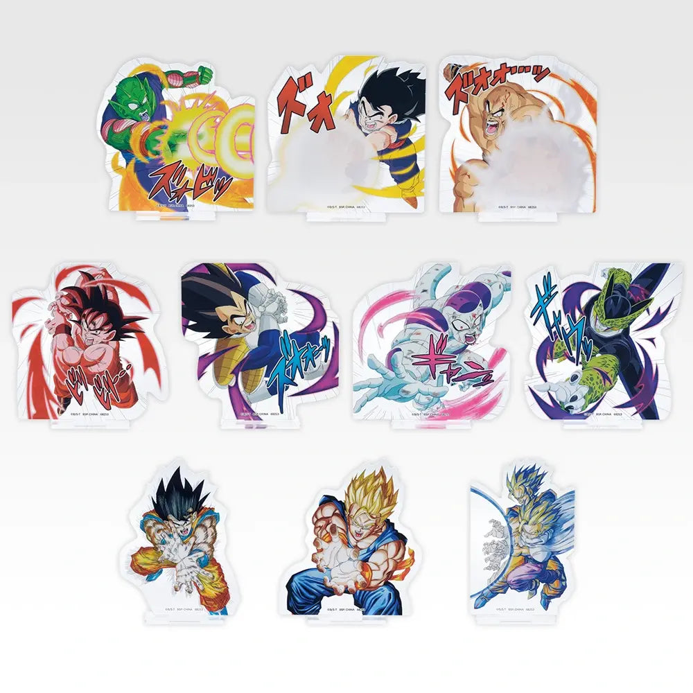 Acrylique Stand Dragon Ball (I) Ichiban Kuji Dragon Ball Spectacular Battle Set Complet