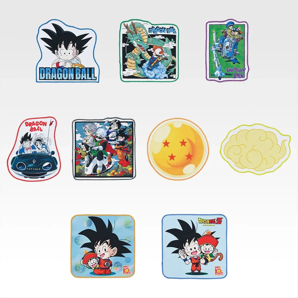 Serviette Dragon Ball (J) Ichiban Kuji Dragon Ball Spirit of The Saiyan Set Complet