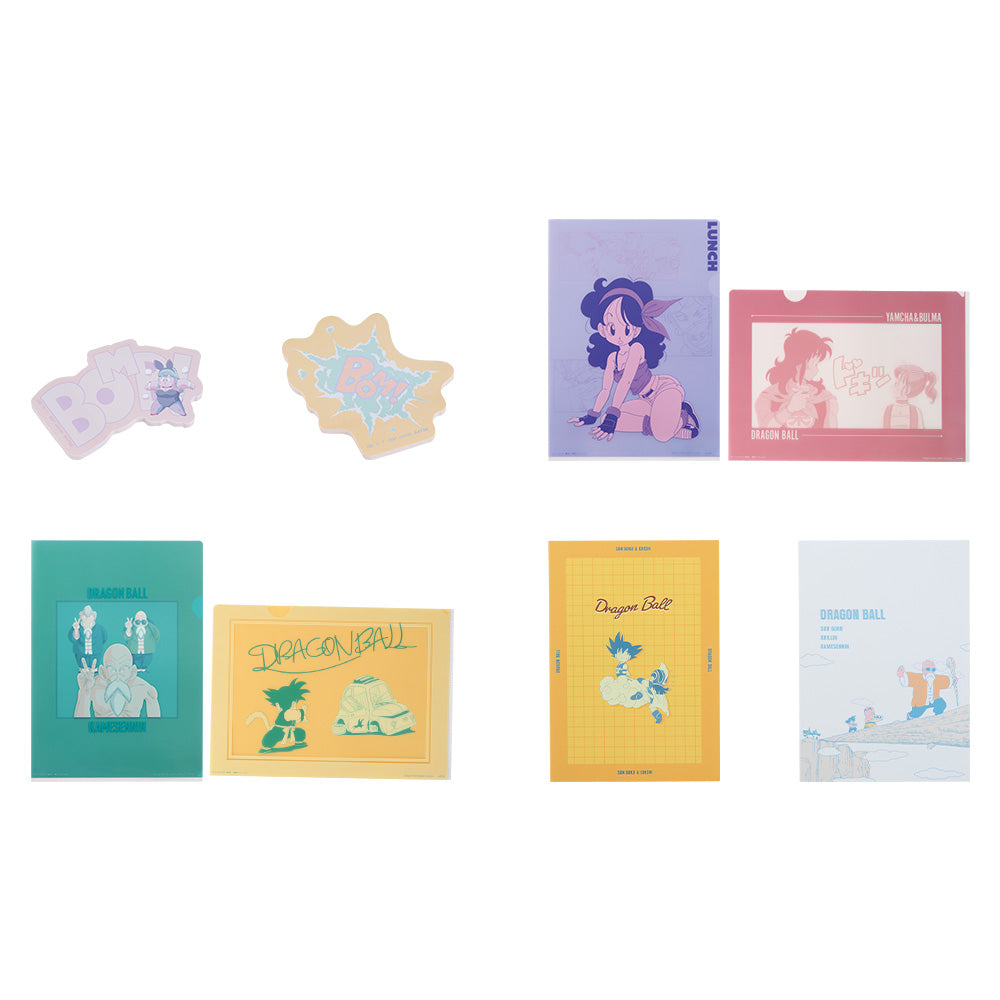 Clearfile & Sticker Dragon Ball (H) Ichiban Kuji Dragon Ball The Saga of Goku Set Complet