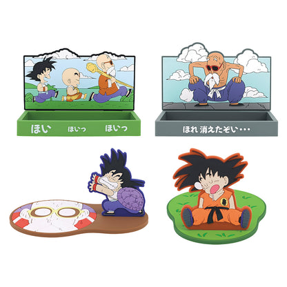 Rubber Coaster Dragon Ball (D) Ichiban Kuji Dragon Ball Dragon History Set Complet
