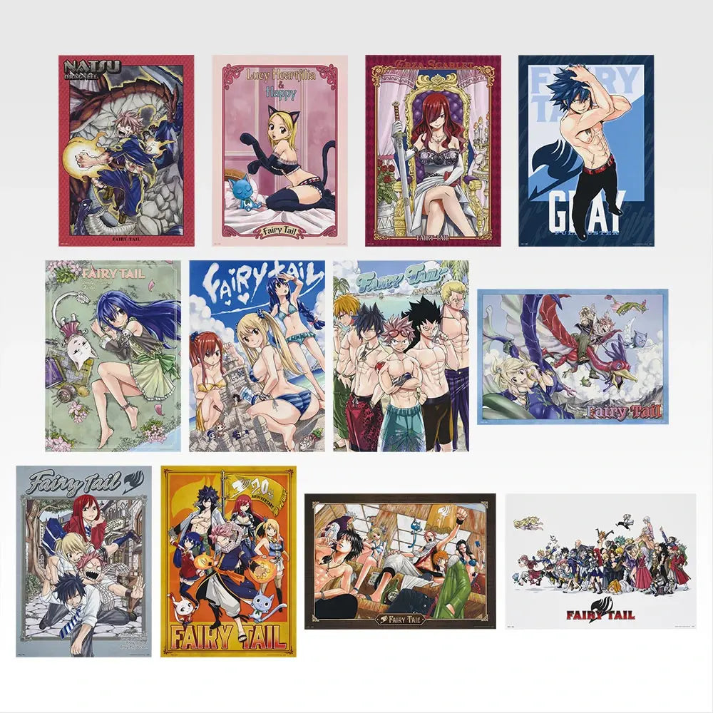 Poster Fairy Tail (F) Ichiban Kuji Fairy Tail 20th Anniversary Set Complet