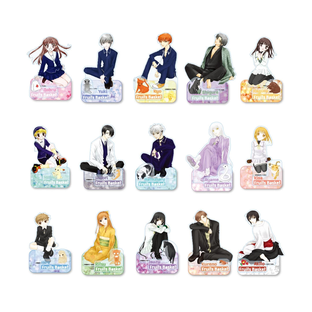 Acrylique Stand Fruits Basket Hana to Yume Exhibition Fruits Basket Set Complet