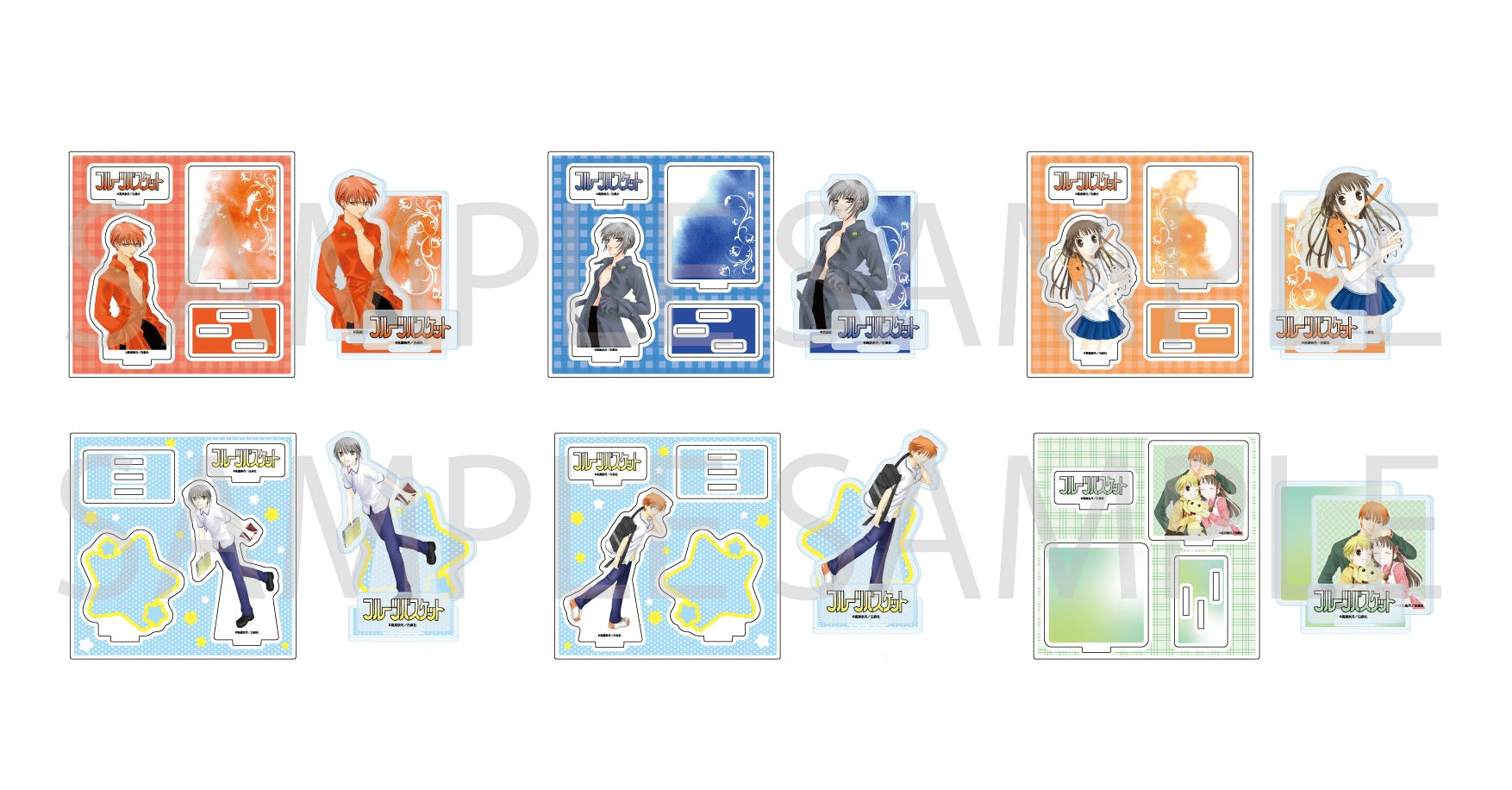 Acrylique Stand Fruits Basket Plate Ver. Fruits Basket