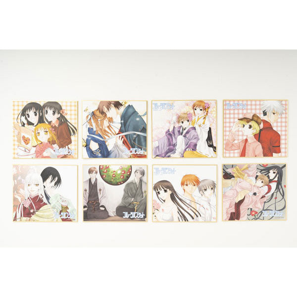 Shikishi Fruits Basket 25th Anniversary Set Complet 8Pcs