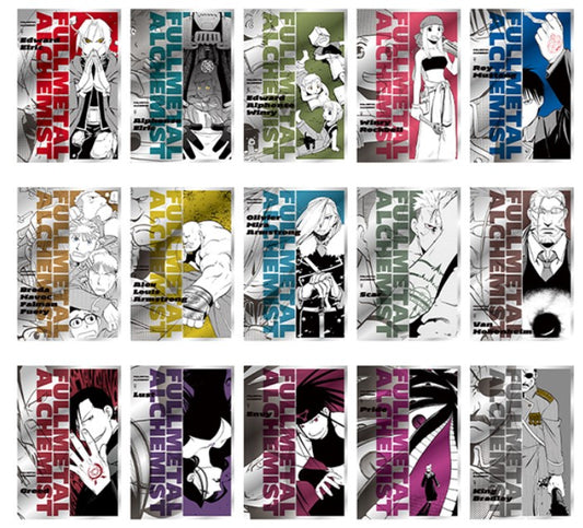 Postal Card Metalique Aleatoire Fullmetal Alchemist Ver.Tsutaya