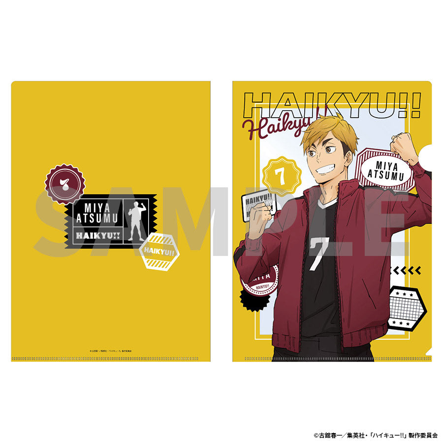 Clearfile Atsumu Miya Haikyuu 10th Anniversary Anime Exhibition