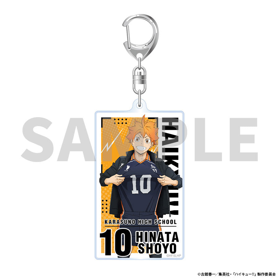 Porte-clefs Shoyo Hinata Haikyuu 10th Anniversary Anime Exhibition