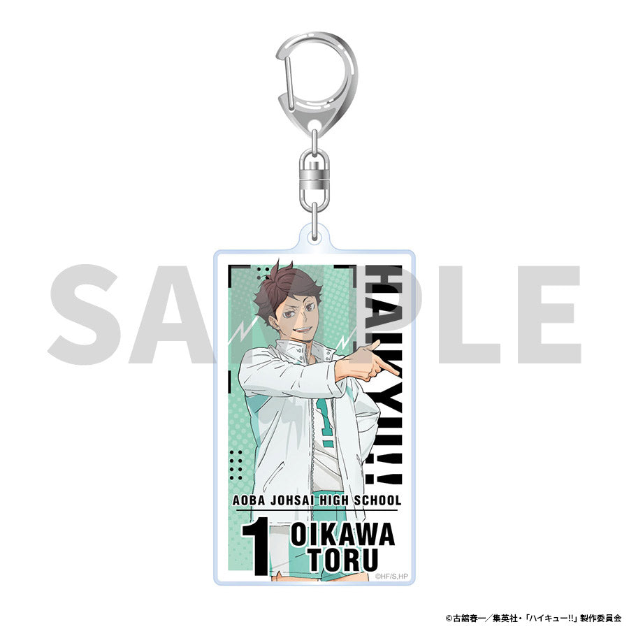 Porte-clefs Oikawa Toru Haikyuu 10th Anniversary Anime Exhibition