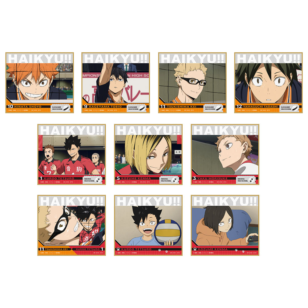 Shikishi Haikyuu (F) Ichiban Kuji Haikyuu The Dumpster Battle Vol.02 Set Complet