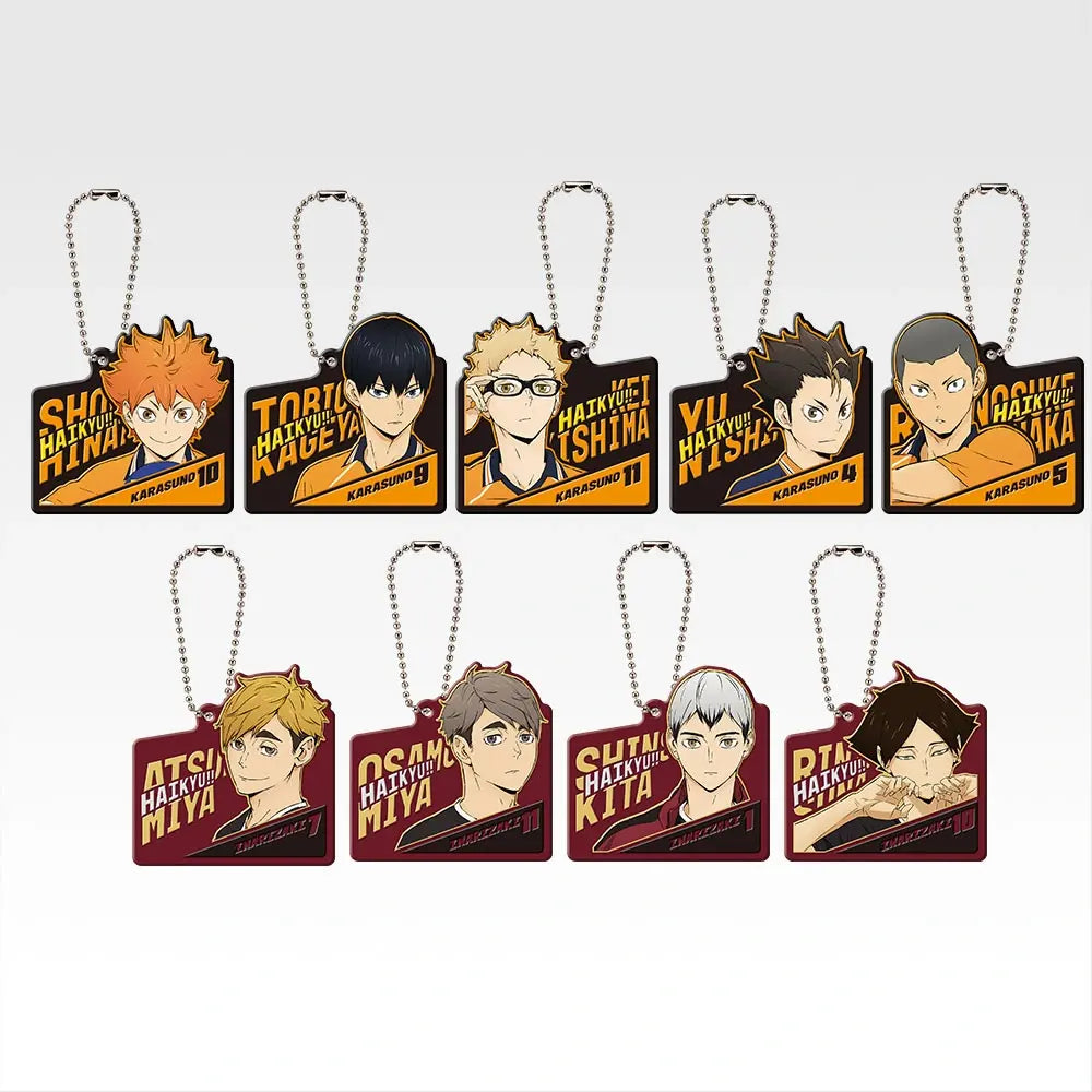 Porte-clefs Haikyuu (H) Ichiban Kuji Haikyuu The Strongest Challengers Set Complet