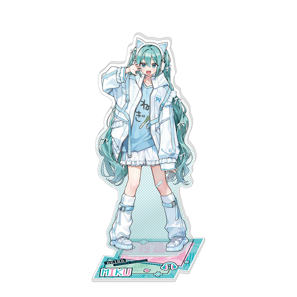 Acrylique Stand Hatsune Miku Akiba Culture Fashion Ver. Hatsune Miku Au Choix