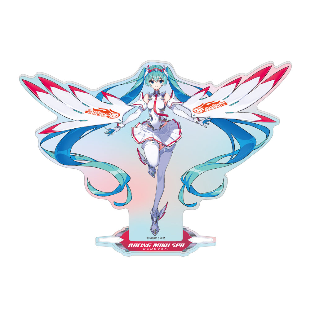 Acrylique Stand Hatsune Miku Racing SPA 2025 Cheering Ver. Hatsune Miku