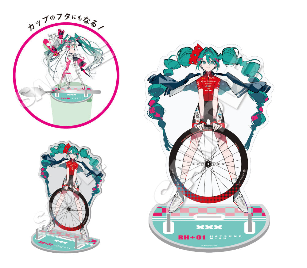 Acrylique Stand Hatsune Miku Racing Miku 2025 Ver. Cutlery Stand Hatsune Miku Au Choix