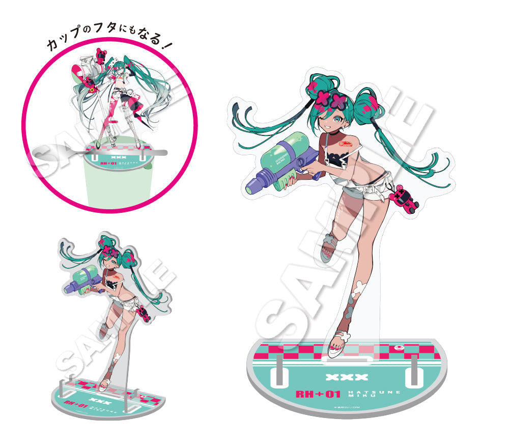 Acrylique Stand Hatsune Miku Racing Miku 2025 Ver. Cutlery Stand Hatsune Miku Au Choix