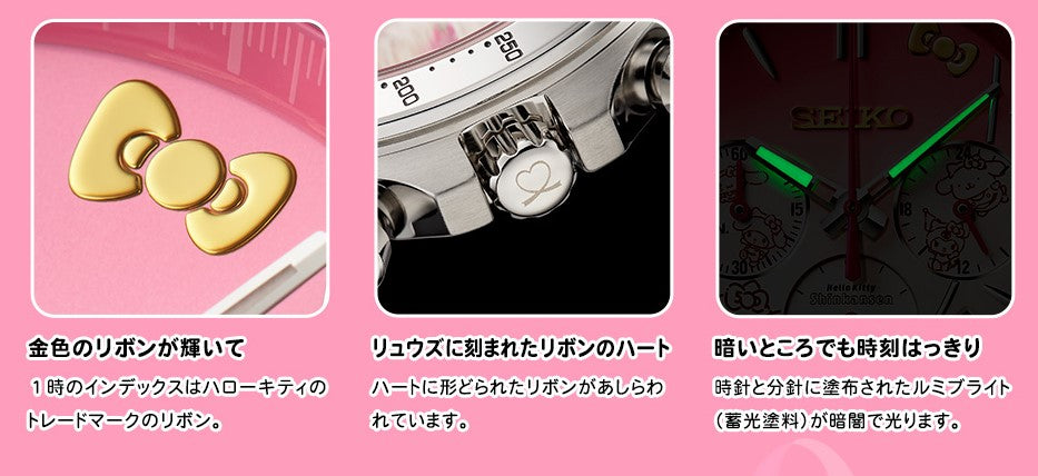 Montre Seiko Hello Kitty Shinkansen 50th Anniversary 5000 Limited Edition