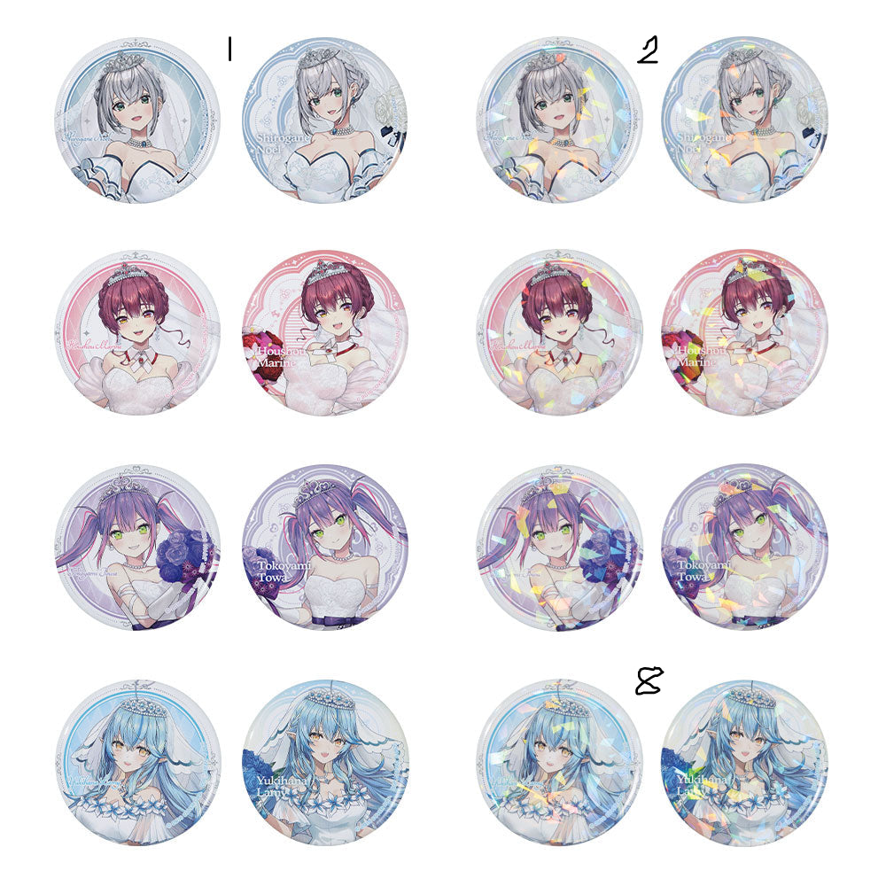 Badge Hololive (G) Ichiban Kuji Hololive Wedding Dress Style