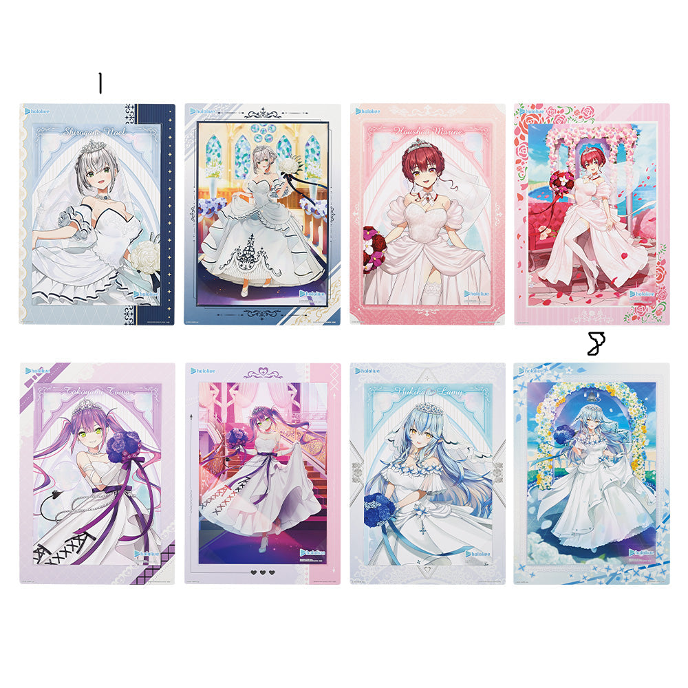 Visual Board & Poster Hololive (E) Ichiban Kuji Hololive Wedding Dress Style