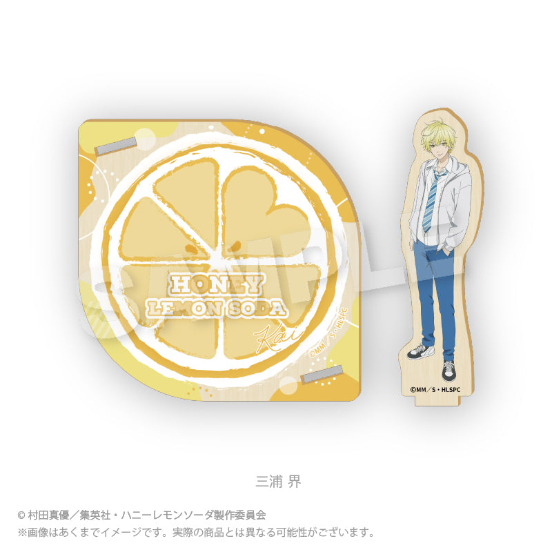 Wooden Stand Honey Lemon Soda Au Choix