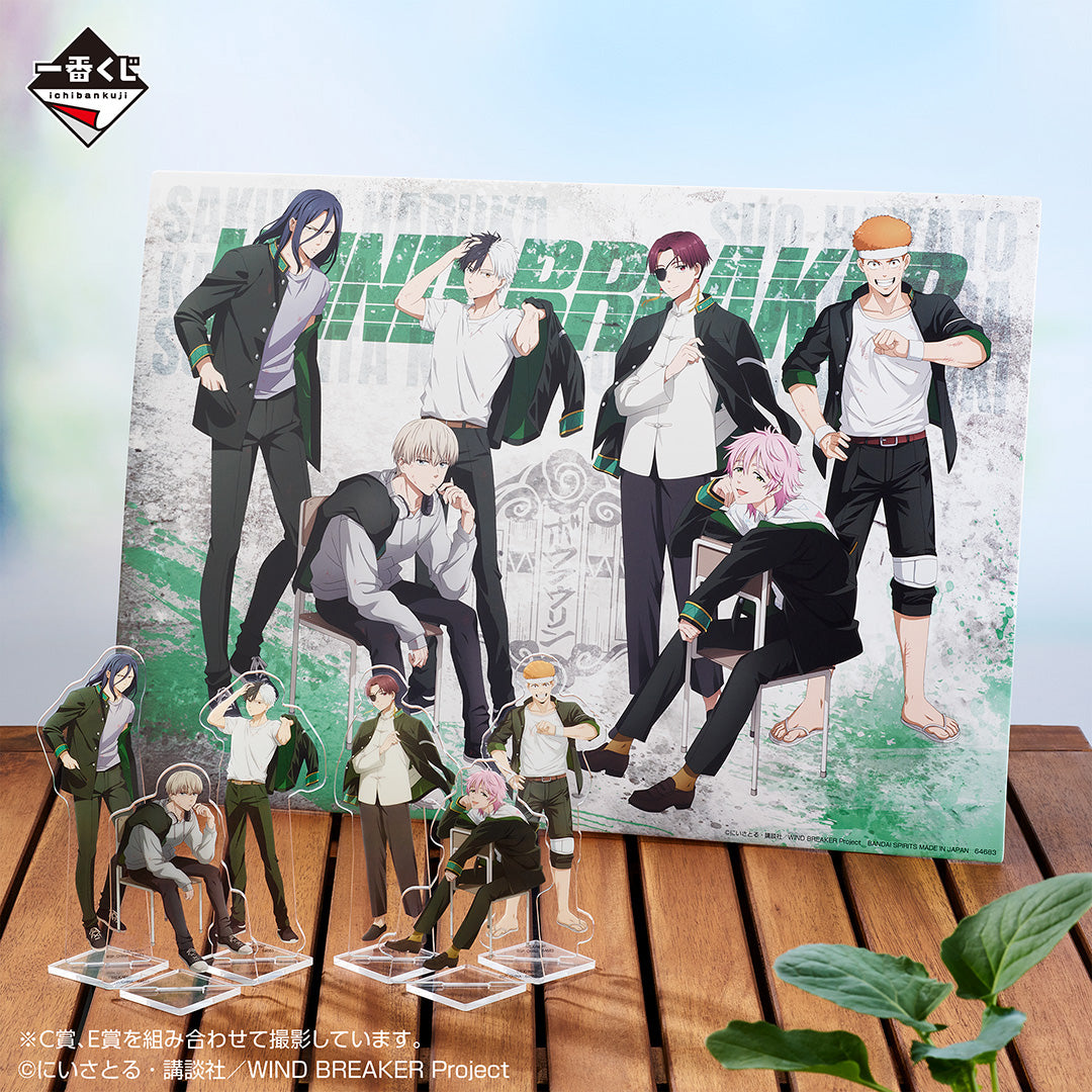 Illustration Board Wind Breaker (C) Ichiban Kuji Wind Breaker After the Battle