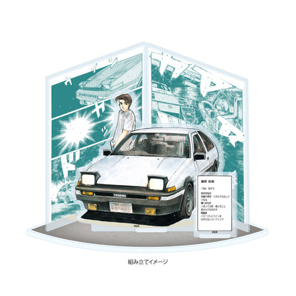 Diorama Acrylique Initial D Au Choix