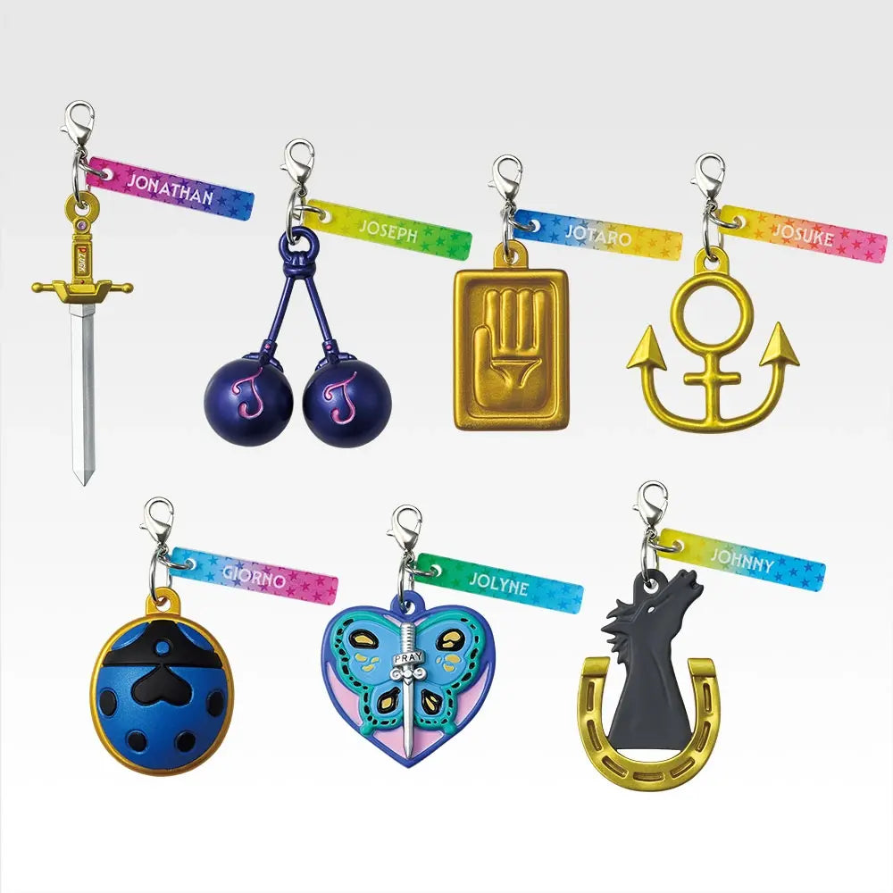 Porte-clefs Jojo's Bizarre Adventure (I) Ichiban Kuji Jojo's Bizarre Adventure The Gathering of Stars Set Complet