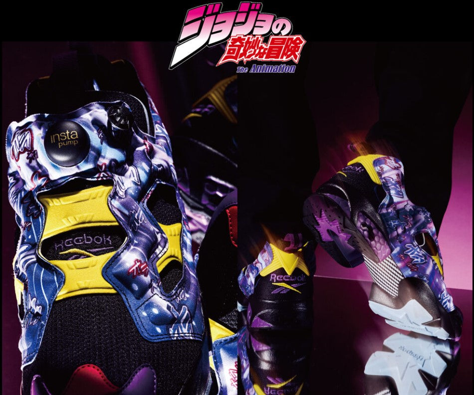 Chaussure Jojo's Bizarre Adventure x Reebok Instadump Fury 94 Jojo's Bizarre Adventure