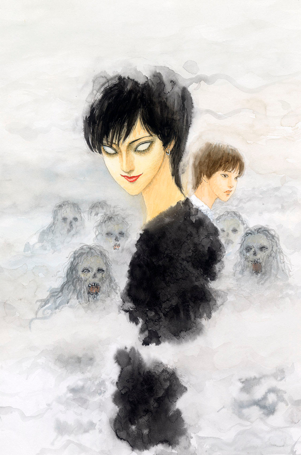 Reprographie Signee Love With the Dead Junji Ito Limitee 100 Exemplaires