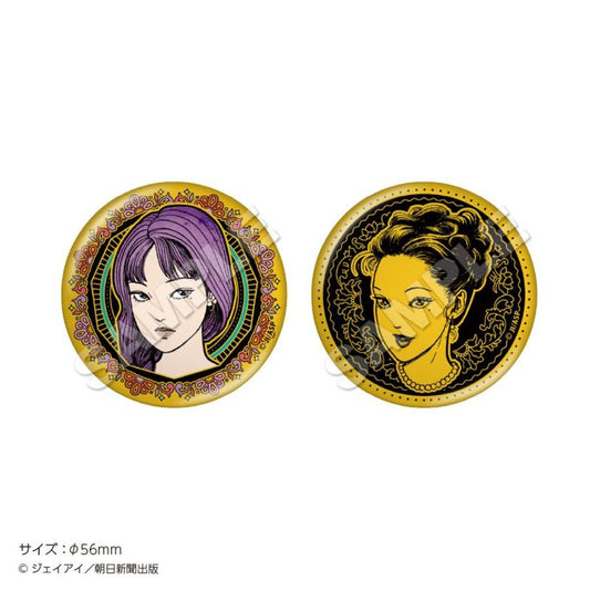 Badge Junji Ito Maniac Plaque Or 24 Carats Ver. Set 2Pcs Au Choix