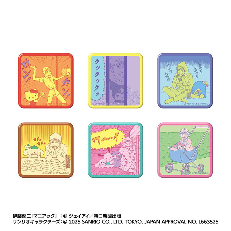 Badge Junji Ito x Sanrio Comic Ver. Vol.02 Box 6Pcs