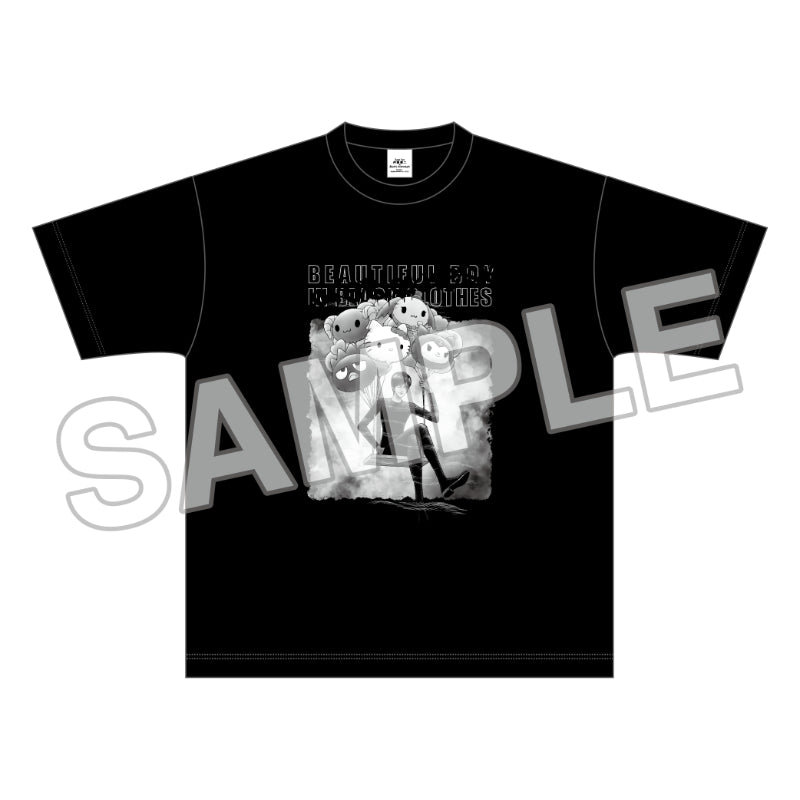 T-Shirt Junji Ito x Sanrio Pretty Boy Black
