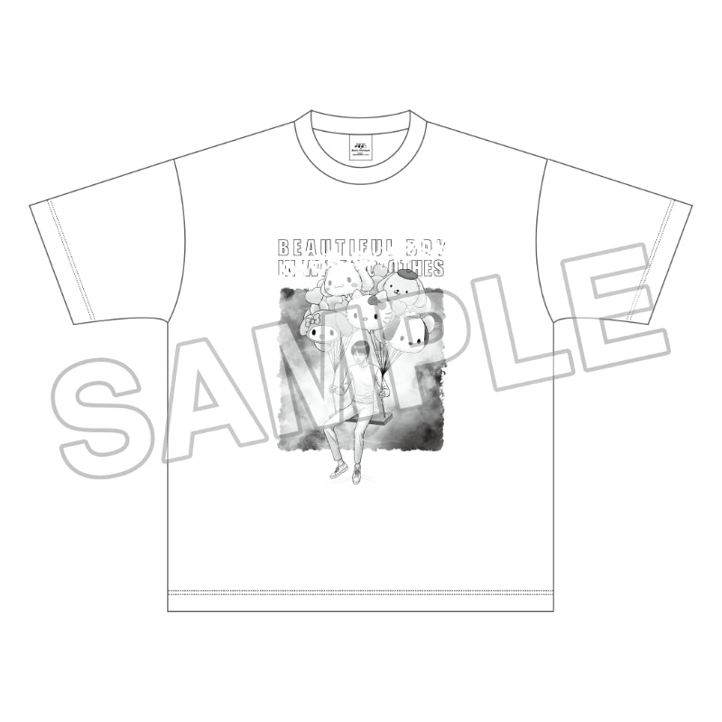 T-Shirt Junji Ito x Sanrio Pretty Boy White