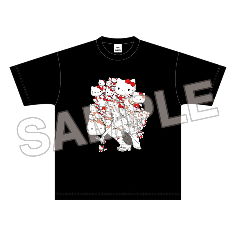 T-Shirt Junji Ito x Sanrio Tomie Black