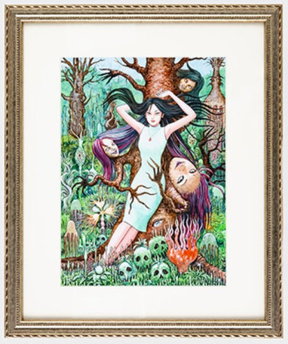 Tableau Junji Ito Avec Autographe Junji Ito Arts & Fashion Pop Up Au Choix